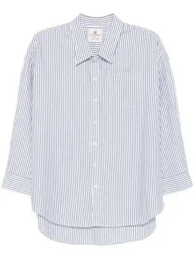 Denimist Striped Shirt In Blue