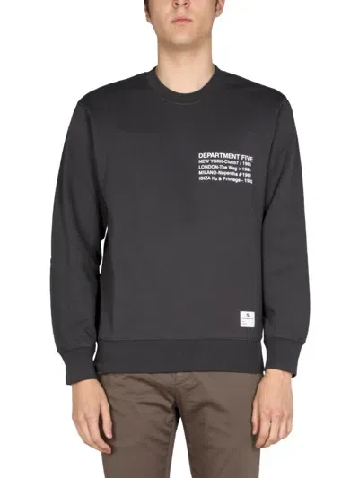 Department 5 "cast" Sweatshirt In Charcoal