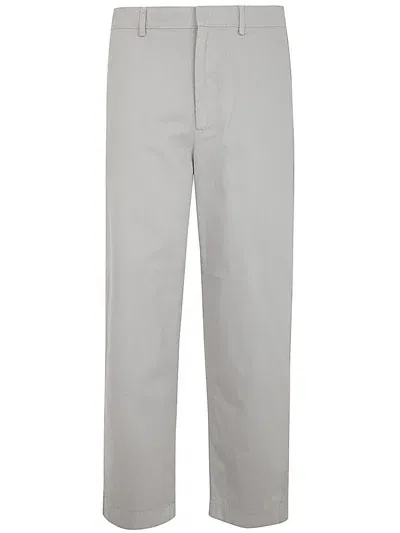 Department 5 Chino E-motion Wide Leg Trousers Clothing In White