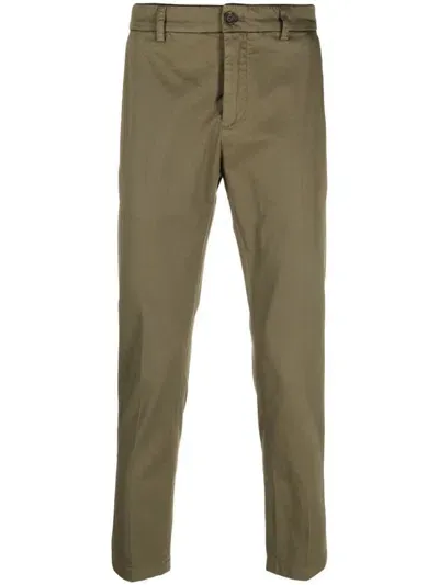 Department 5 Department Five Prince Gabardine Stretch Chino Pants In Green