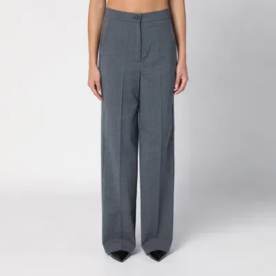 Department 5 Grey Wool-blend Trousers