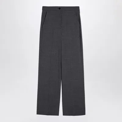 Department 5 Wool-blend Trousers In Grey