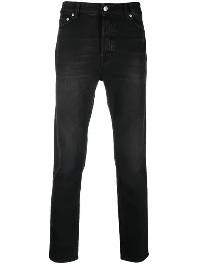 Department5 Super Slim Denim Jeans In Black