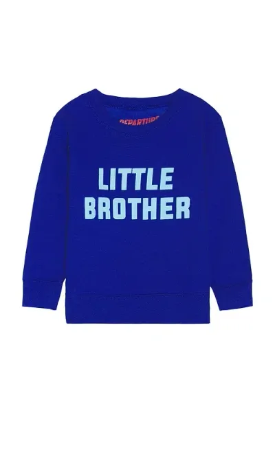 Departure Sweatshirt Little Brother In Blue