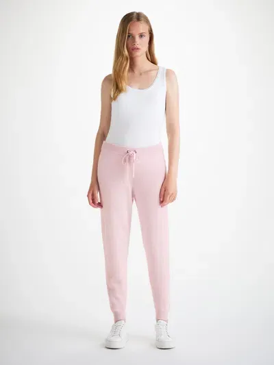 Derek Rose Women's Track Pants Daphne Cashmere Ice Pink