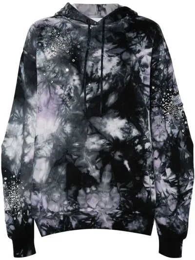 Des Phemmes Tie-dye Hoodie In Light Purple