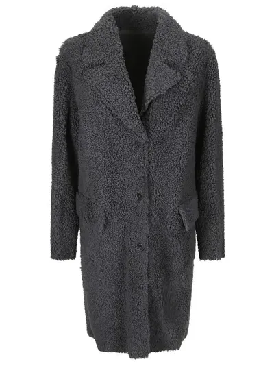 Desa 1972 Shearling Coat In Ash