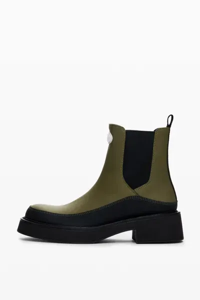 Desigual Chelsea Boot In Green