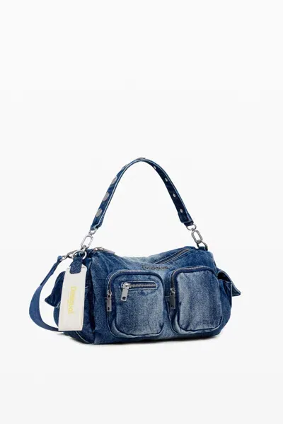 Desigual Denim S Bag In Blue