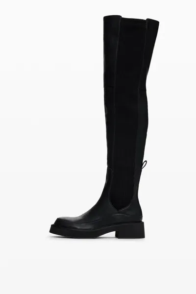 Desigual High Chelsea Boot In Black