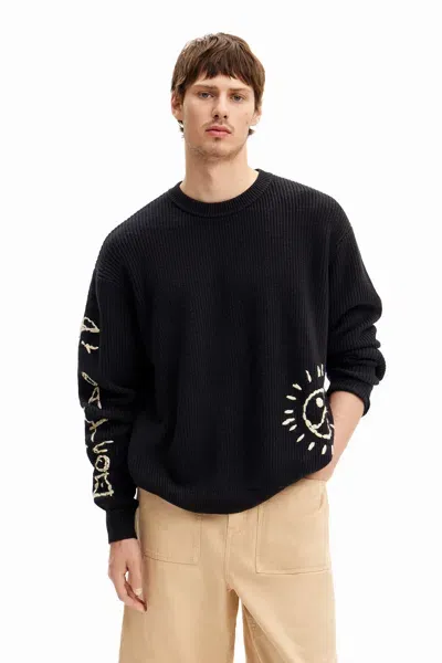 Desigual Jumper In Black