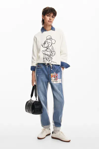 Desigual Jumper In White