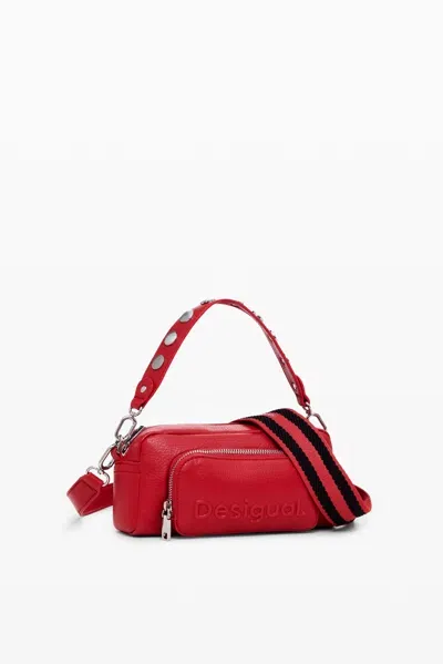 Desigual Sling Bag With S Logo In Red