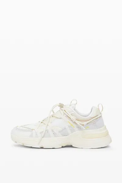 Desigual Trekking Runner Sneakers In White