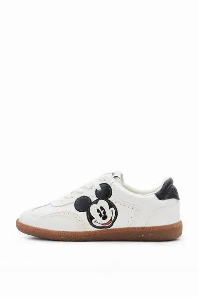 Desigual Mickey Mouse Sneakers In White