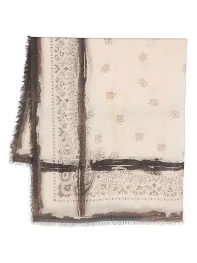 Destin Alvina Square 140x140 Scarf Accessories In Beige