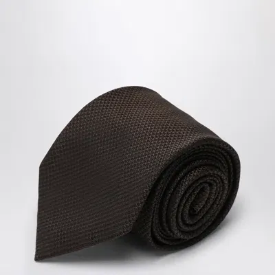 Destin Brown Silk Tie