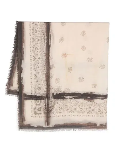 Destin Alvina Square 140x140 Scarf Accessories In Brown