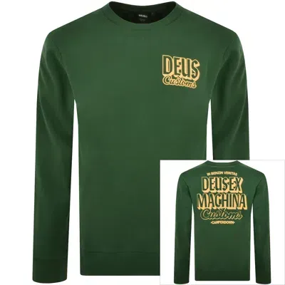 Deus Ex Machina Logo Sweatshirt Green