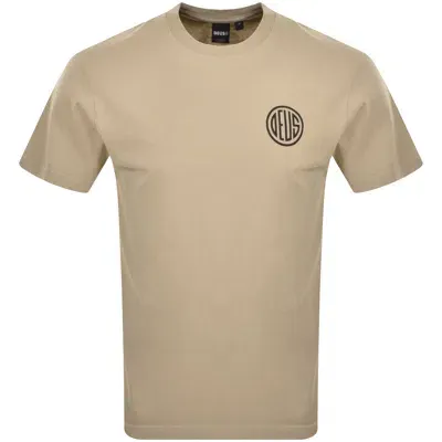 Deus Ex Machina Pill Logo Box Fit T Shirt Khaki