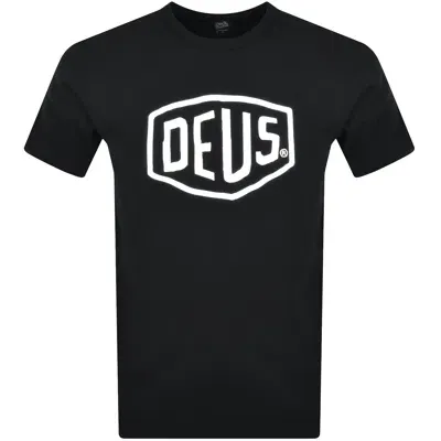 Deus Ex Machina Shield Logo T Shirt Black