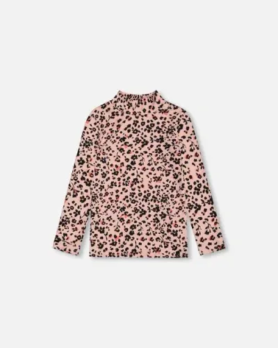 Deux Par Deux Kids'  In Animal Flowers Print