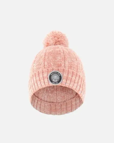 Deux Par Deux Baby Girl's Knit Hat Light Pink In Bridal Rose