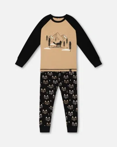 Deux Par Deux Kids'  In Printed Fox