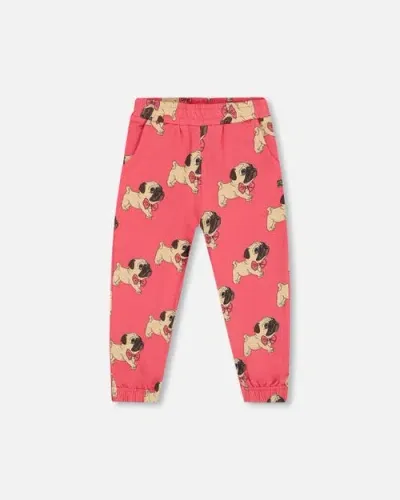 Deux Par Deux Kids'  In Printed Puppy Pug