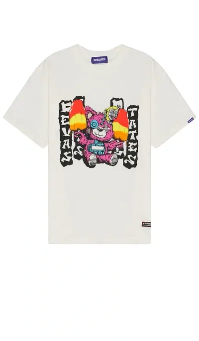 Deva States Meltdown Dwiky Ka Artist Printed T-shirt In Off White