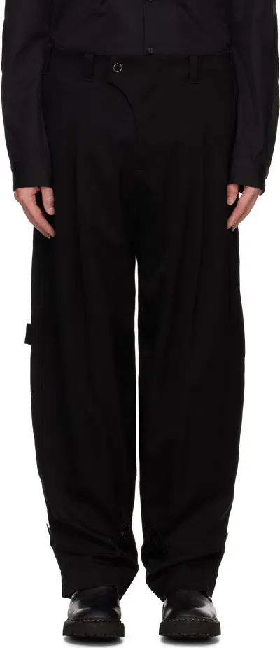 Devoa Black Jodhpur Trousers