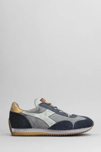 Diadora Equipe H Dirty Stone Wash Evo Sneaker In Grau