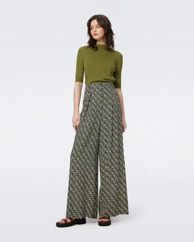 Diane Von Furstenberg Bellini Pants By  In Size 14 In Multi