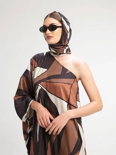 Diarrablu Moussor Scarf In Brown