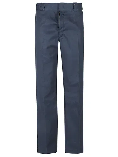 Dickies Cotton Blend Trousers In Blue