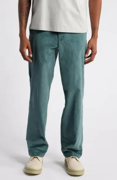 Dickies Flat Front Corduroy Pants In Lincoln Green