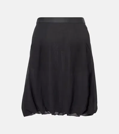 Didu Balloon Miniskirt In Black