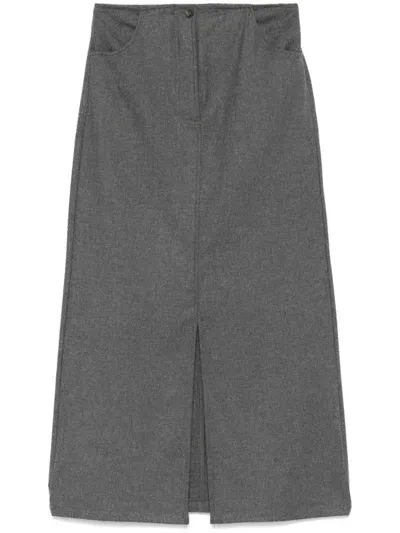 Diega Jonato Maxi Skirt In Grey