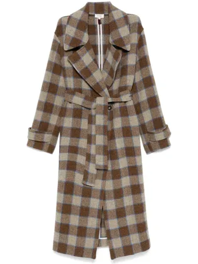 Diega Malaco Coat In Brown