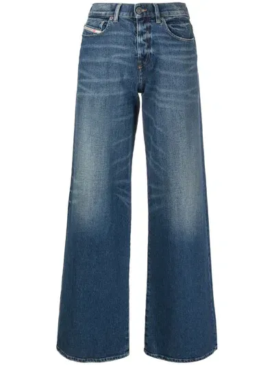 Diesel 1978 Flared Bootcut Jeans In Blue