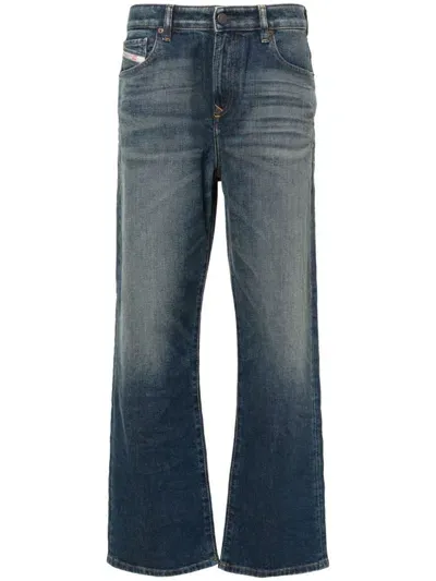 Diesel 1999 D-reggy Mid-waist Straight-leg Jeans In Blue