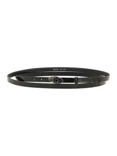 Diesel Belt "b-1dr" Double In Black