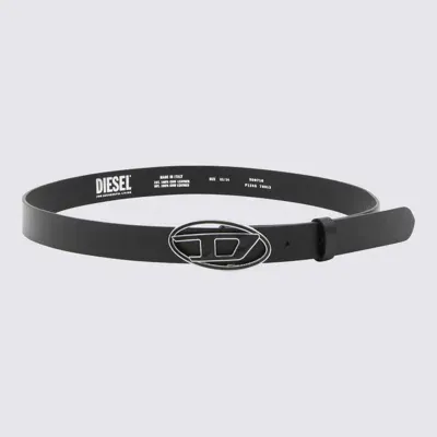 Diesel Black Leather Belt