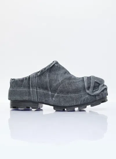 Diesel D-hammer Mules In Grey