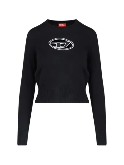 Diesel M-areesa Cut-out Sweater In Black