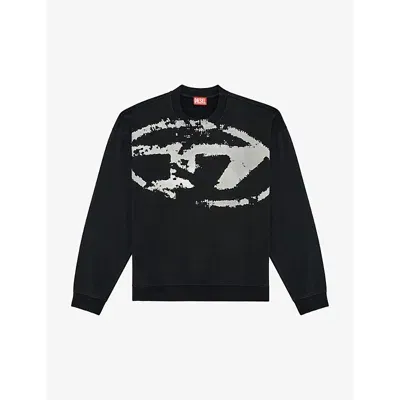 Diesel Mens  S-boxt-n5 Cotton Sweatshirt In Multicolor