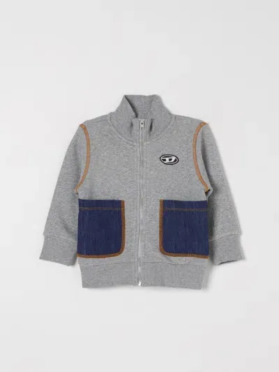 Diesel Sweater  Kids Color Grey In Grau