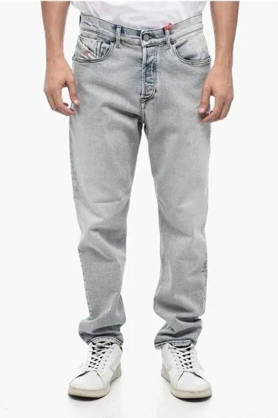 Diesel Tapered-fit 2005 D-fining Denims With Light Wash L.32 In Gray