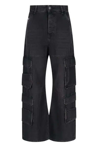 Diesel Trousers In Black