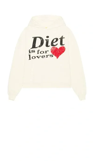 Diet Starts Monday Lovers Hoodie In Antique White